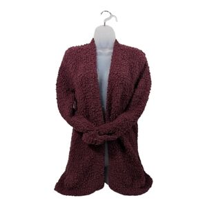 Knox Rose Open Cardigan Soft Fuzzy Casual Comfortable Size L